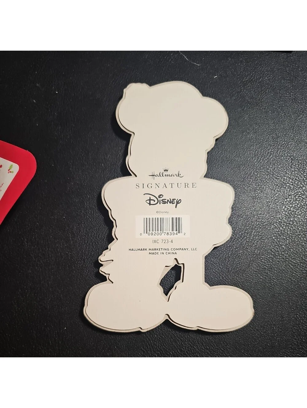 Signature Hallmark Christmas Mickey Mouse Disney die-cut image [COPY]